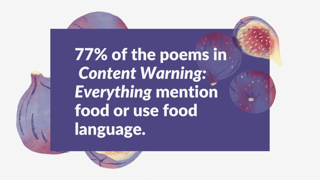 77% of the poems in Content Warning: Everything mention food or use food language.